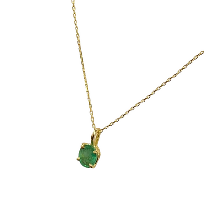 Collier Lapuna - Or Jaune 750 & Émeraude