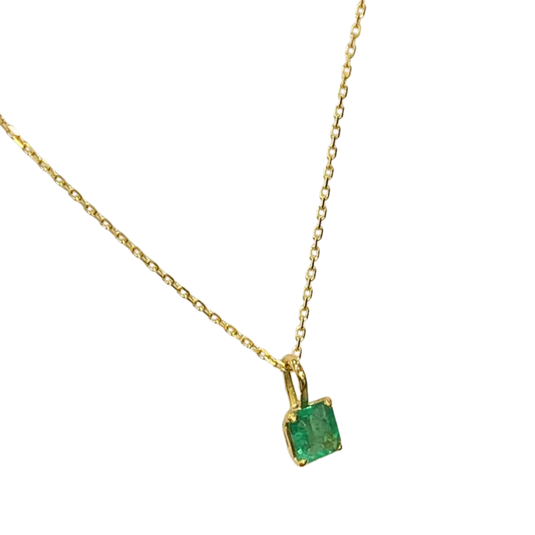 Collier Lapuna - Or Jaune 750 & Émeraude