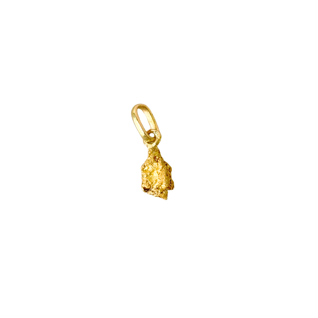 Pendentif Pépite Naturelle - Or Jaune 900