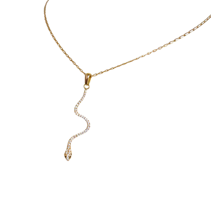 Collier Serpent - Or Jaune 750 & Diamants