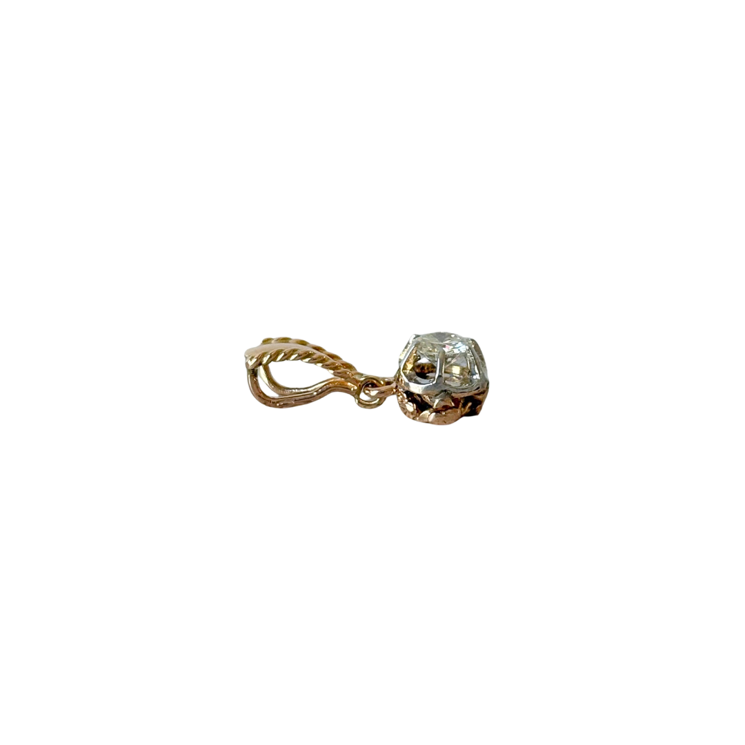 Pendentif Vintage - Or Jaune 750 & Diamant