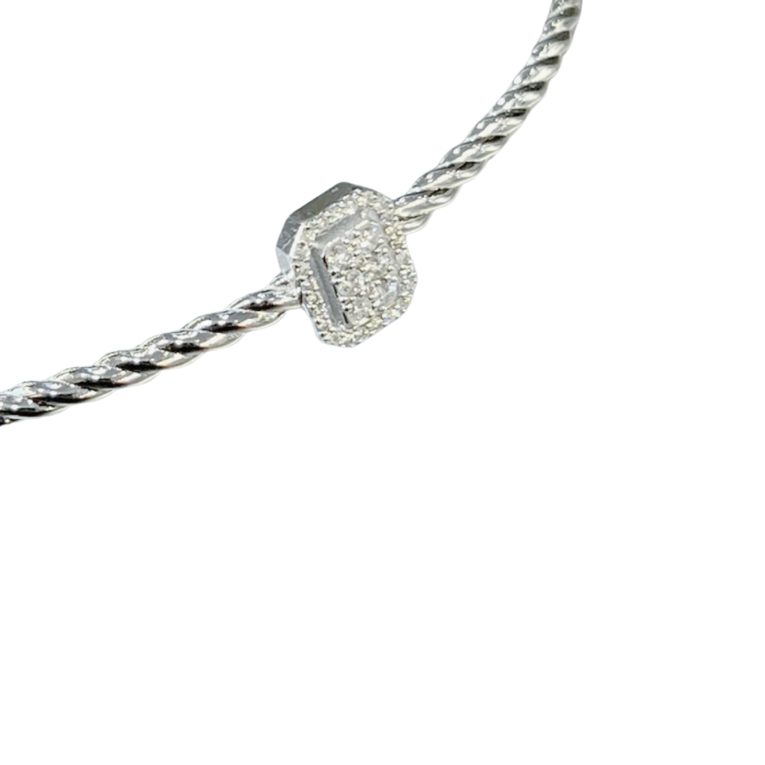 Bracelet - Or Blanc 750 & Diamants