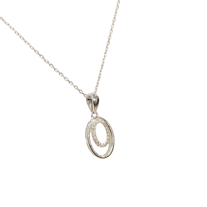 Necklace - 750 White Gold &amp; Diamonds