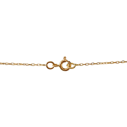 Collier Floral - Or Jaune 750 & Rubis