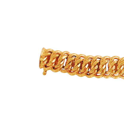 Bracelet Maille Américaine - Or Jaune 750