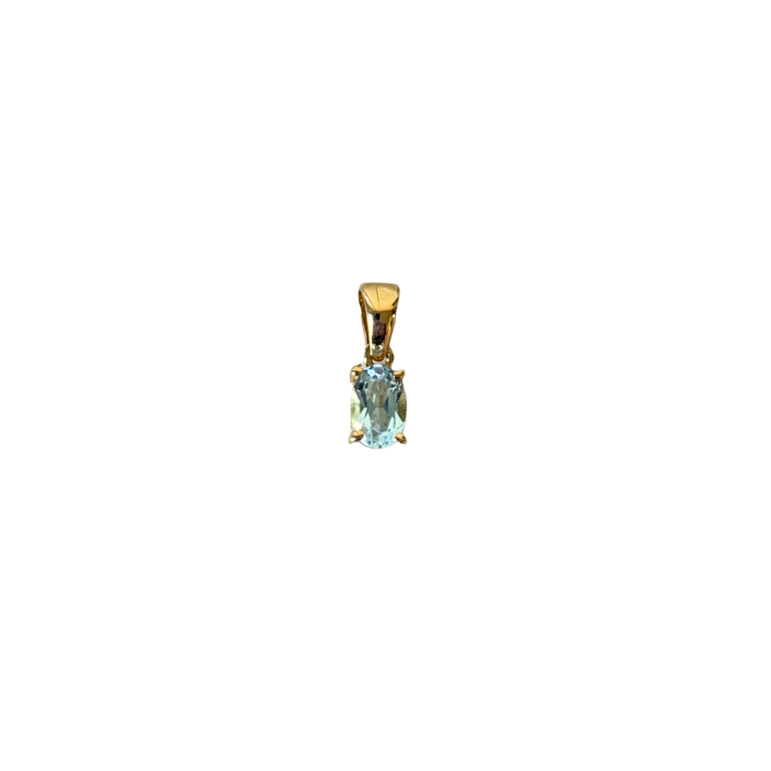 Pendentif - Or Jaune 750 & Topaze