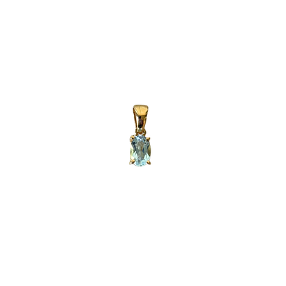 Pendentif - Or Jaune 750 & Topaze