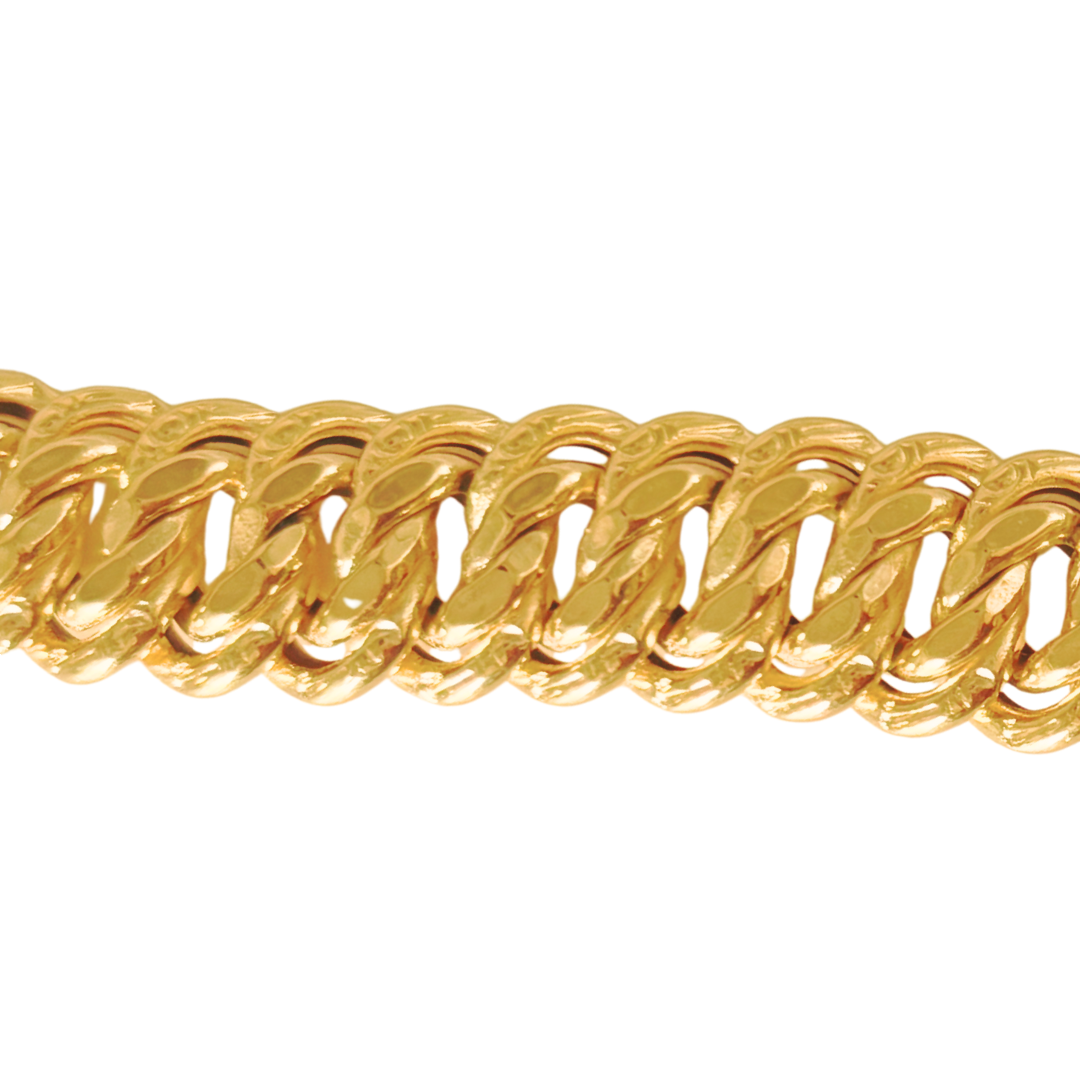 Bracelet Maille Américaine - Or Jaune 750