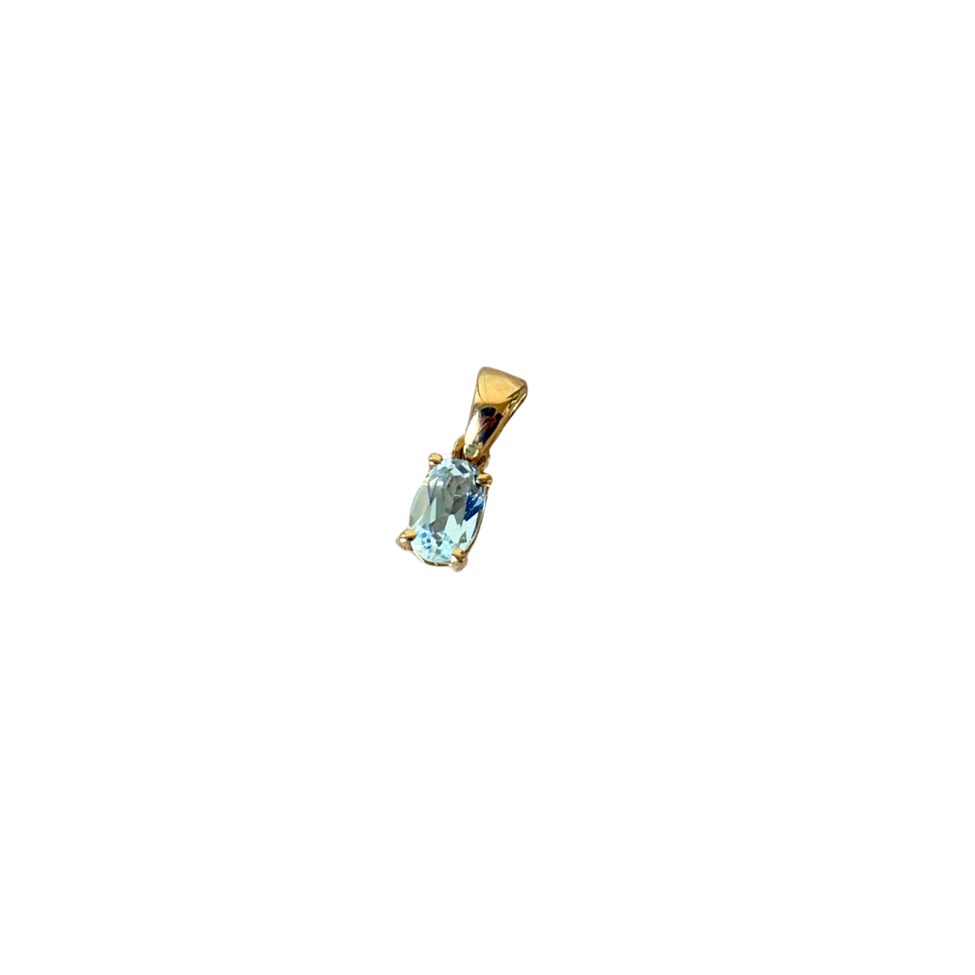 Pendentif - Or Jaune 750 & Topaze