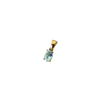 Pendentif - Or Jaune 750 & Topaze