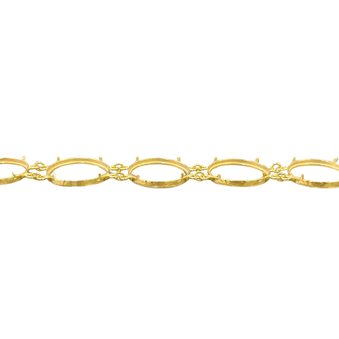 Monture Bracelet Pièce 10 Francs - Porte Pièce Or Jaune 750