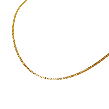 Chaîne maille carrée - Or Jaune 750