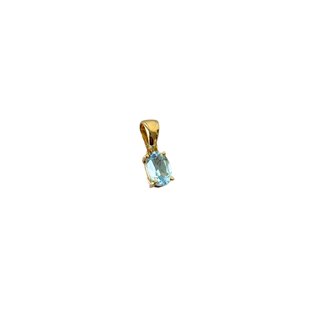 Pendentif - Or Jaune 750 & Topaze