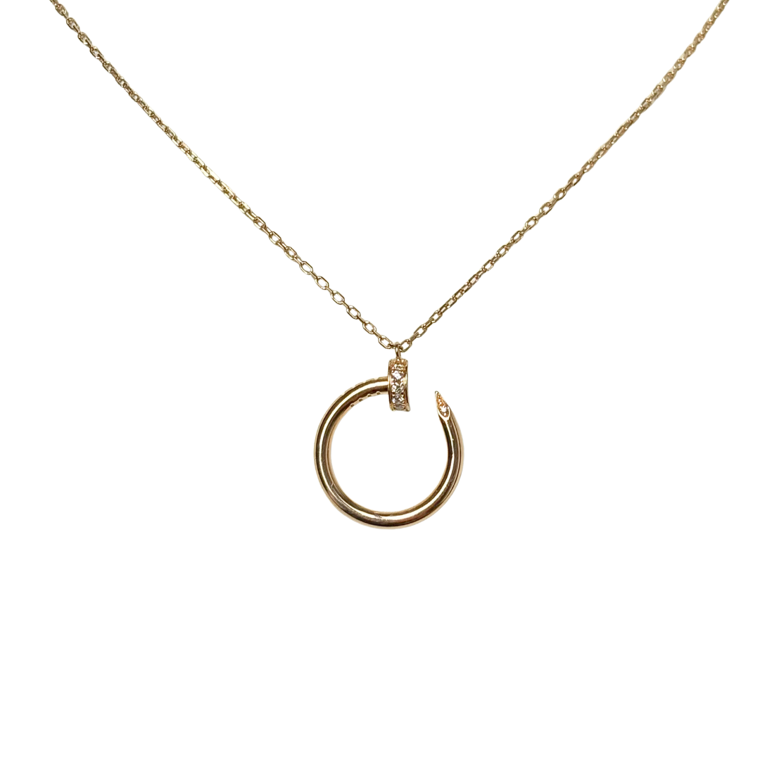 Collier Cartier Juste un Clou - Or Rose 750 & Diamants