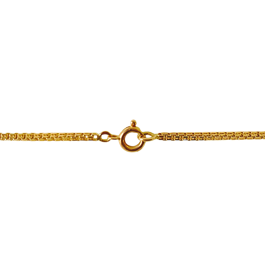 Chaîne maille carrée - Or Jaune 750