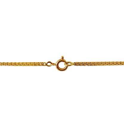 Chaîne maille carrée - Or Jaune 750