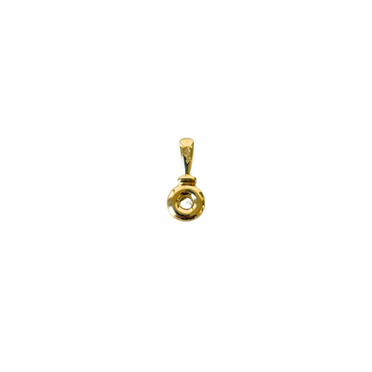 Pendentif Solitaire - Or Jaune 750 & Diamant