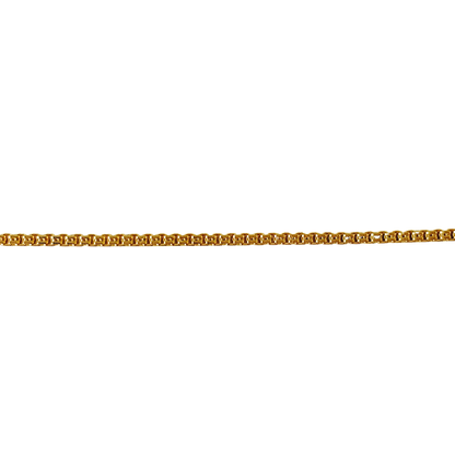 Chaîne maille carrée - Or Jaune 750