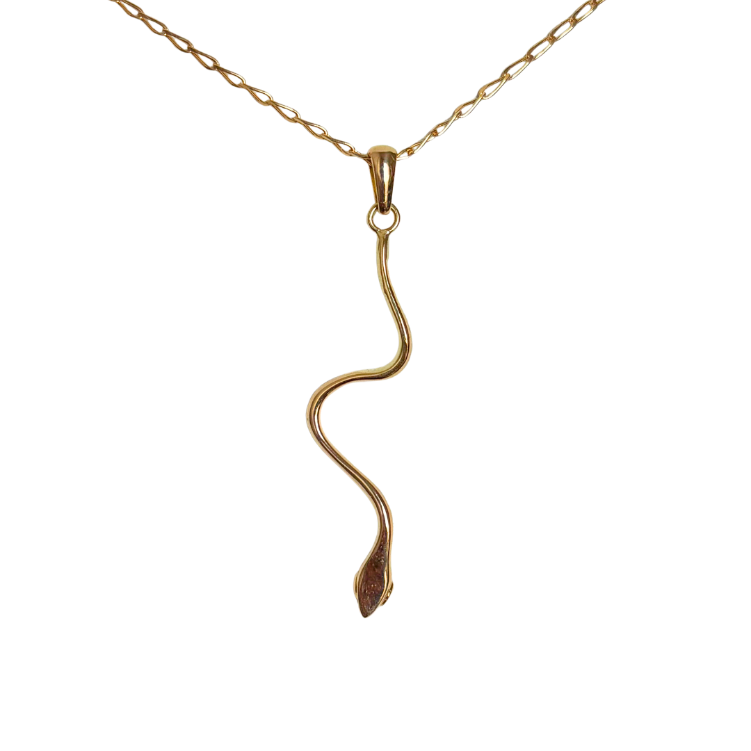 Collier Serpent - Or Jaune 750 & Diamants