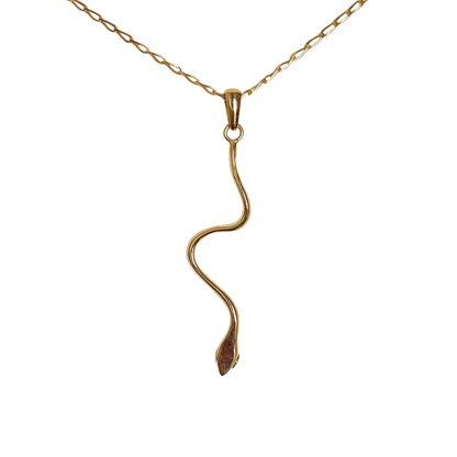 Collier Serpent - Or Jaune 750 & Diamants