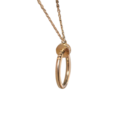 Collier Cartier Juste un Clou - Or Rose 750 & Diamants