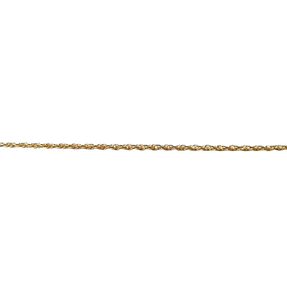 Collier Cubique - or Jaune 750 & Diamants