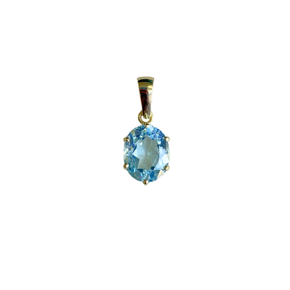 Pendentif Topaze - Or Jaune 750