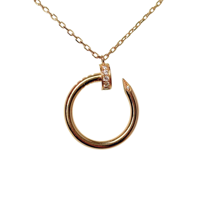 Collier Cartier Juste un Clou - Or Rose 750 & Diamants