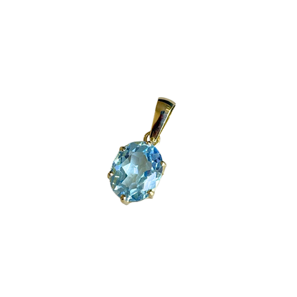 Pendentif Topaze - Or Jaune 750