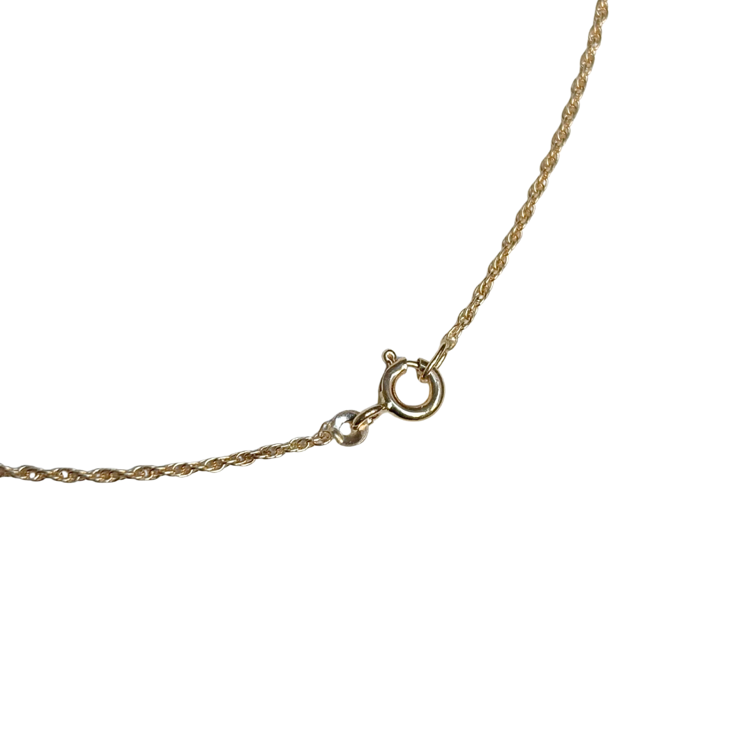 Collier Cubique - or Jaune 750 & Diamants