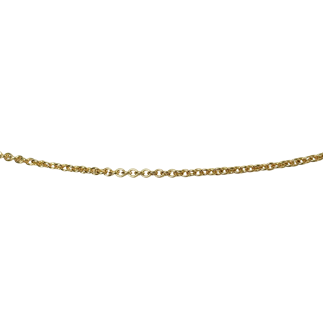 Collier Solitaire - Or Jaune 750 & Diamant