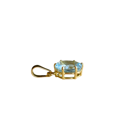 Pendentif Topaze - Or Jaune 750