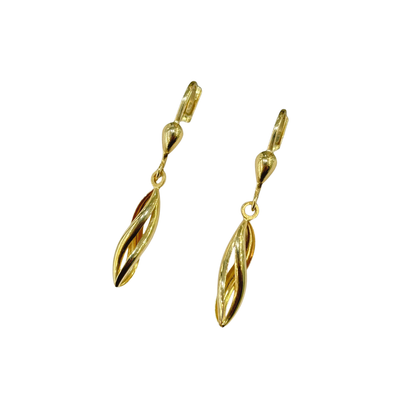 Boucles D'oreilles Tourbillon - Or Jaune 750