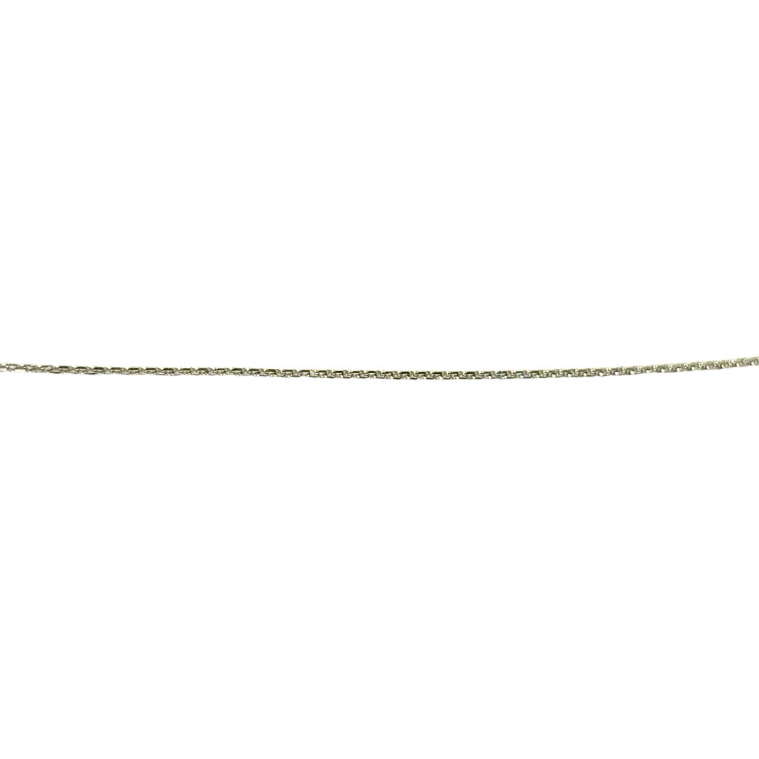 Collier Saphir - Or Blanc 750