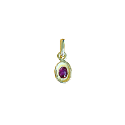 Pendentif Rubis - Or Jaune 750
