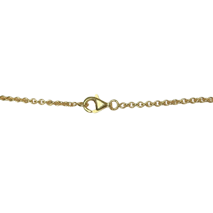 Collier Solitaire - Or Jaune 750 & Diamant