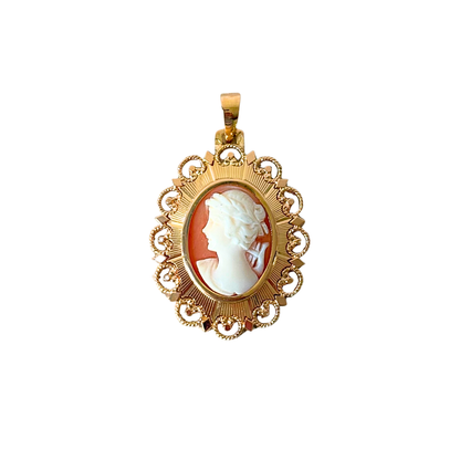 Pendentif Camée Vintage - Or Jaune 750