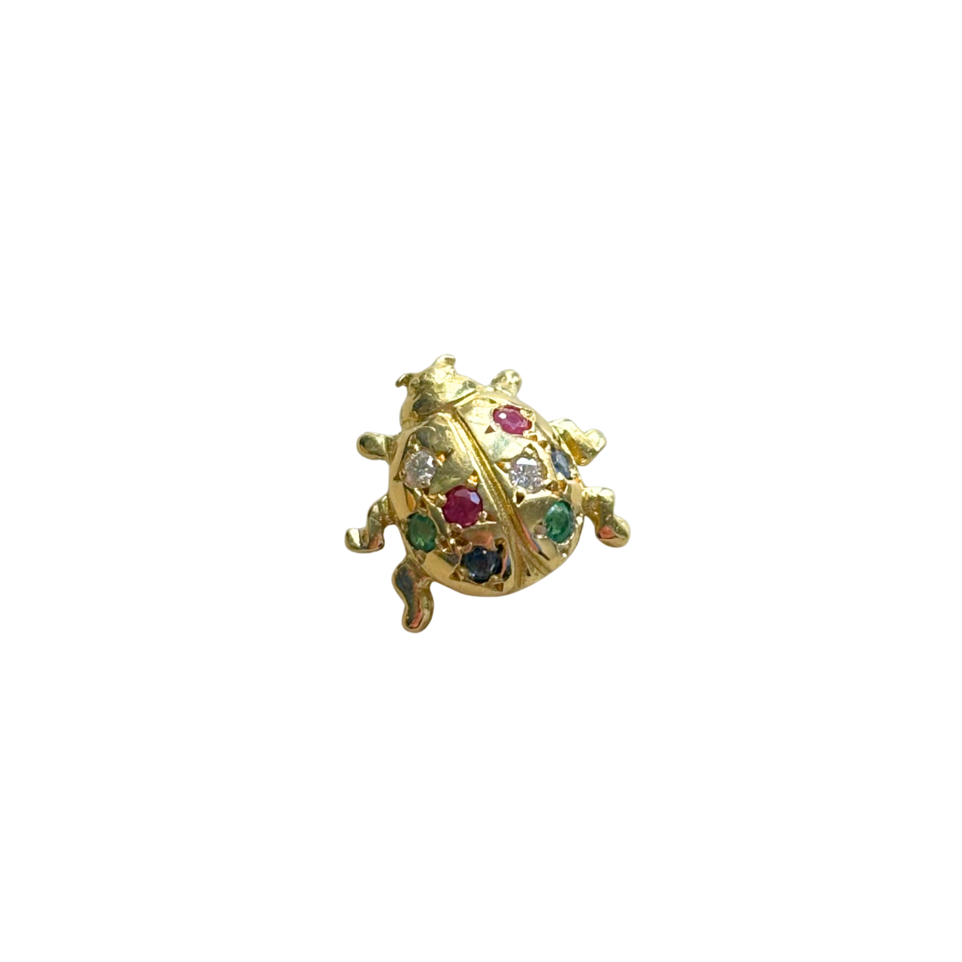Pendentif Coccinelle - Or Jaune 750
