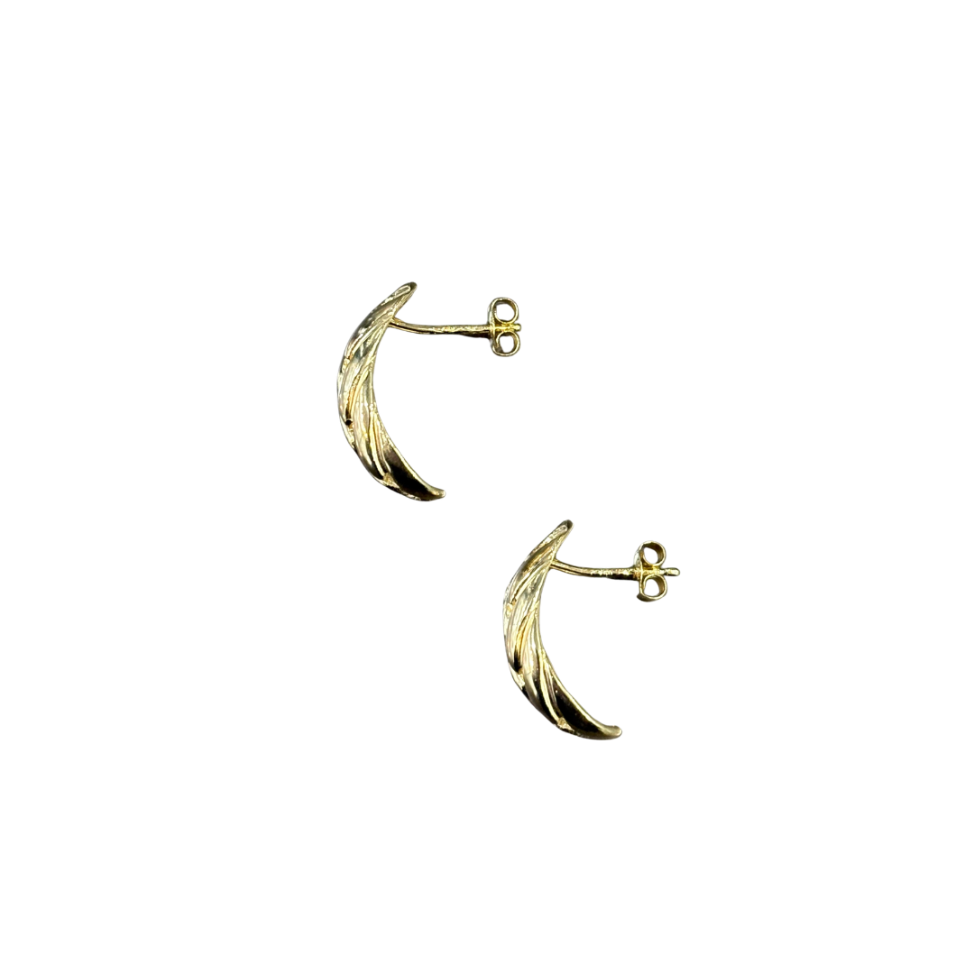 Boucles d'oreilles tressées - Or Jaune 750