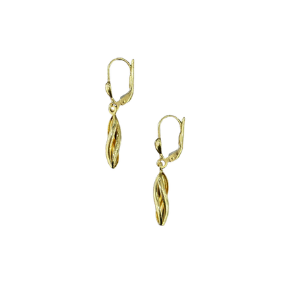 Boucles D'oreilles Tourbillon - Or Jaune 750