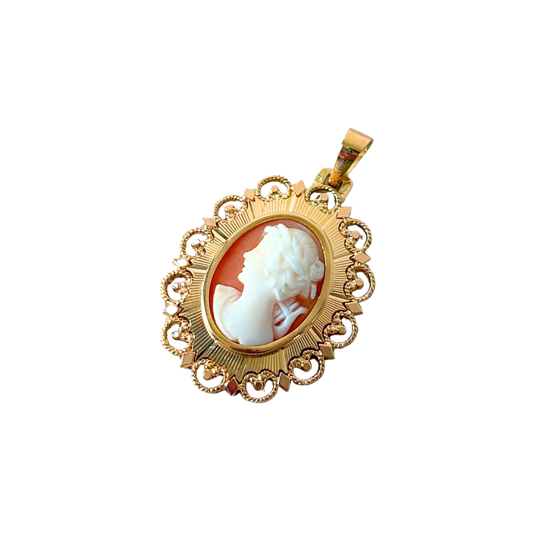 Pendentif Camée Vintage - Or Jaune 750