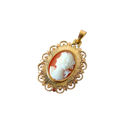Pendentif Camée Vintage - Or Jaune 750