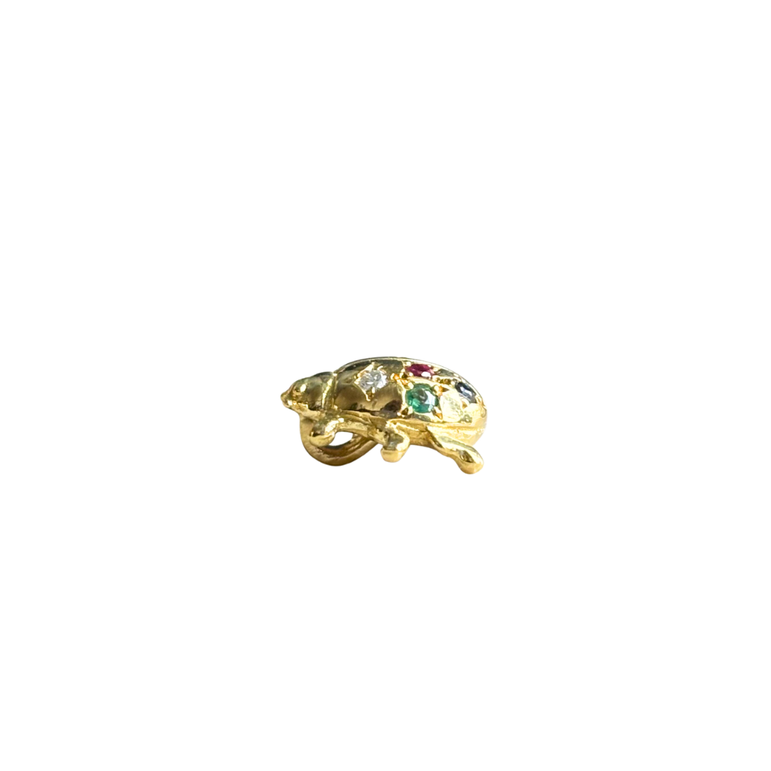Pendentif Coccinelle - Or Jaune 750
