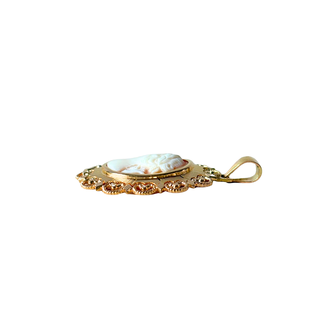 Pendentif Camée Vintage - Or Jaune 750