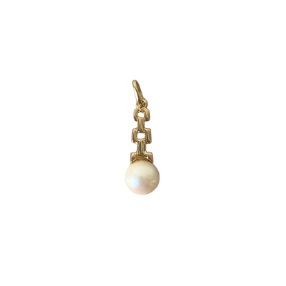 Pendentif Vintage - Or Jaune 750 & Perle