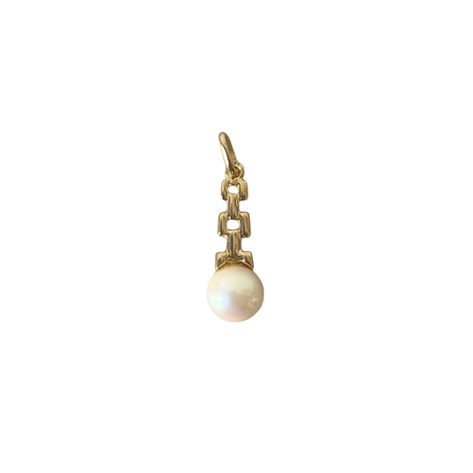 Pendentif Vintage - Or Jaune 750 & Perle