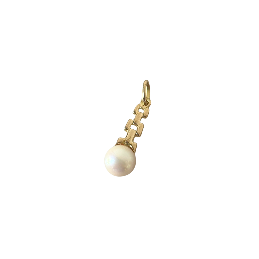 Pendentif Vintage - Or Jaune 750 & Perle