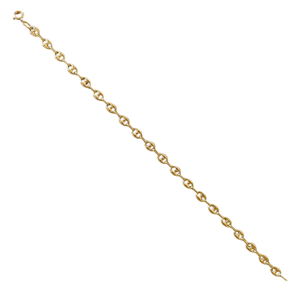 Bracelet Maille Grain de Café - Or Jaune 750