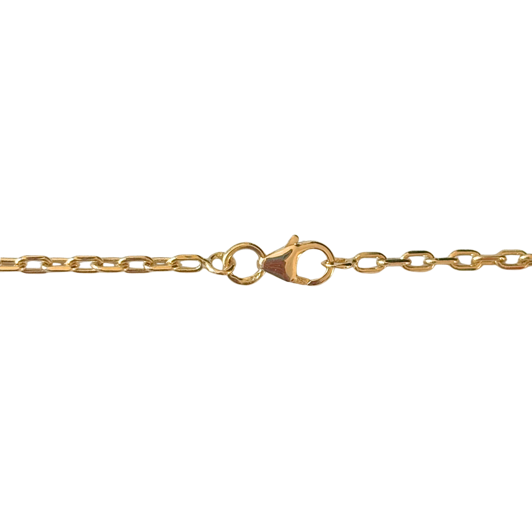 Collier Vintage - Or Jaune 750 & Émeraudes