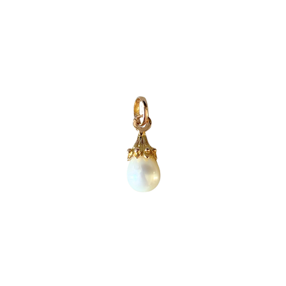 Pendentif Perle Vintage - Or Jaune 750 & Perle